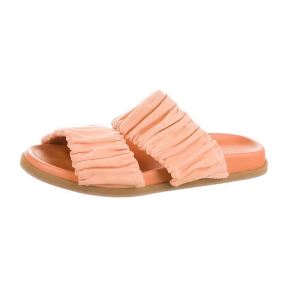 Santoni Slides w/ Dust Bags- Orange - 6.5 - Picture 3 of 6